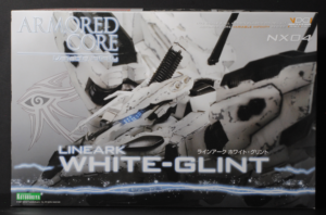 front of Armored Core LINEARK WHITE-GLINT 1/72 Plastic Model