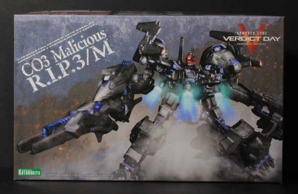 front of Armored Core: Verdict Day CO3 Malicious R.I.P.3/M (Piloted by Blue Magnolia) 1/72 Plastic Model