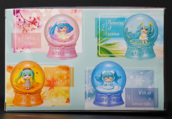 back of Hatsune Miku Series Scenery Dome -Performance of the Seasonal Story- BOX