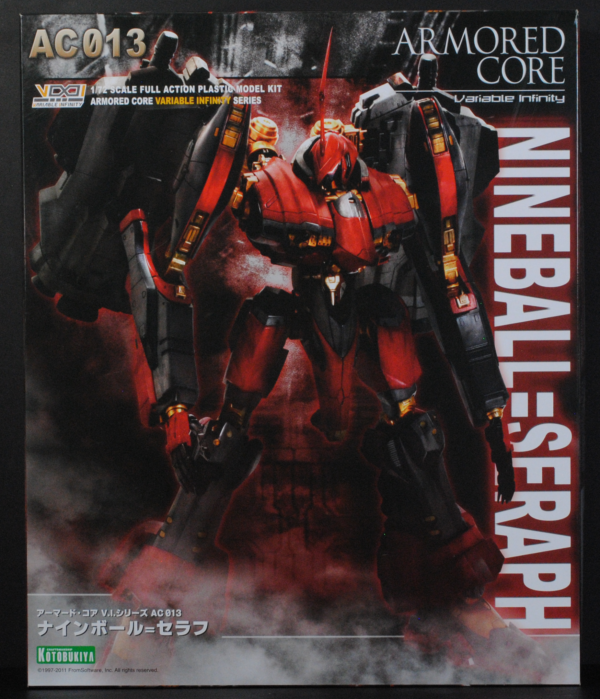 front of V.I. Series Armored Core Nineball Seraph 1/72 Plastic Model