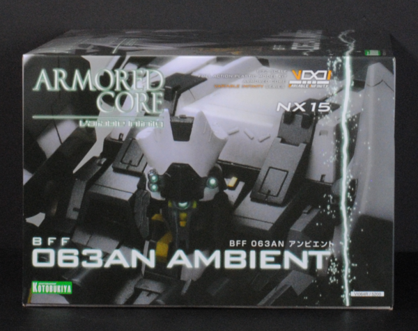 side of box of Armored Core Interior Union Y01-TELLUS Full Package Ver. 1/72 Plastic Model
