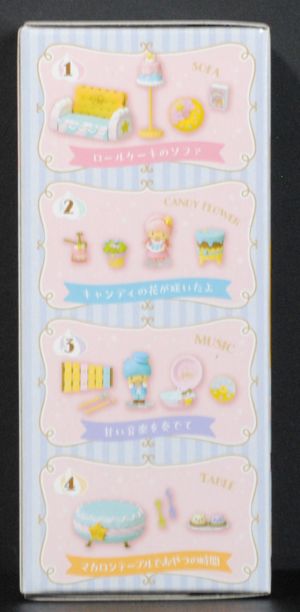 side of Sanrio LittleTwinStarsPASTEL SWEETS ROOM BOX