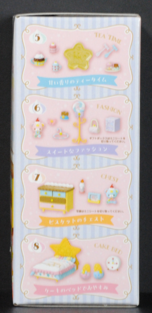 side of Sanrio LittleTwinStarsPASTEL SWEETS ROOM BOX