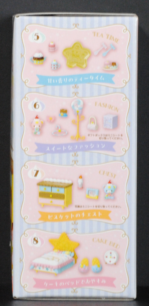 side of Sanrio LittleTwinStarsPASTEL SWEETS ROOM BOX