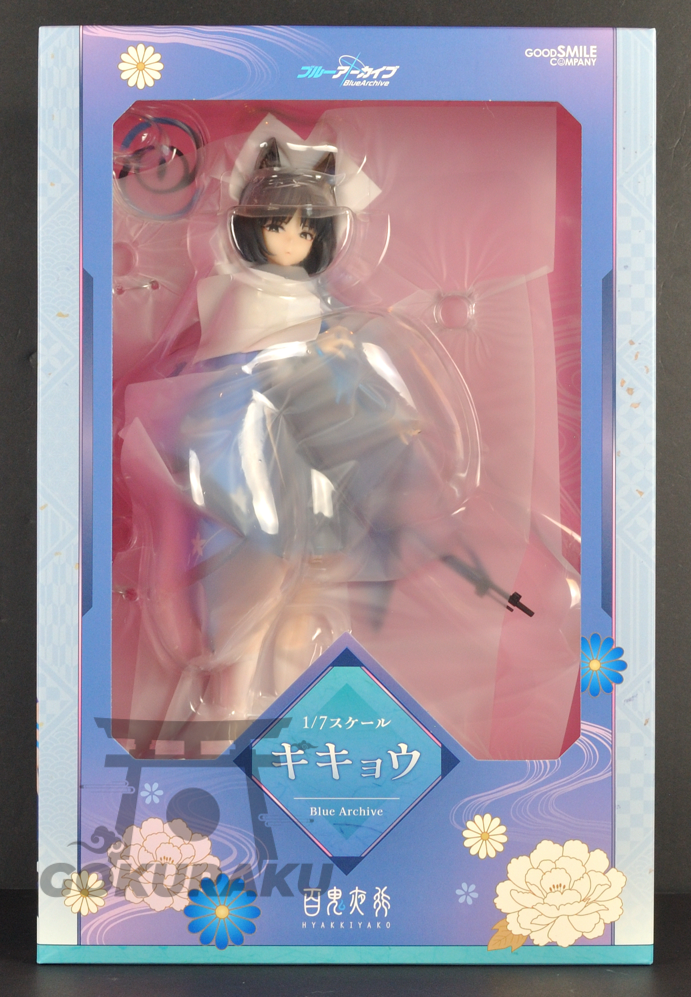 front of box